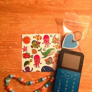 Blue Little Phone with Accessories 💙